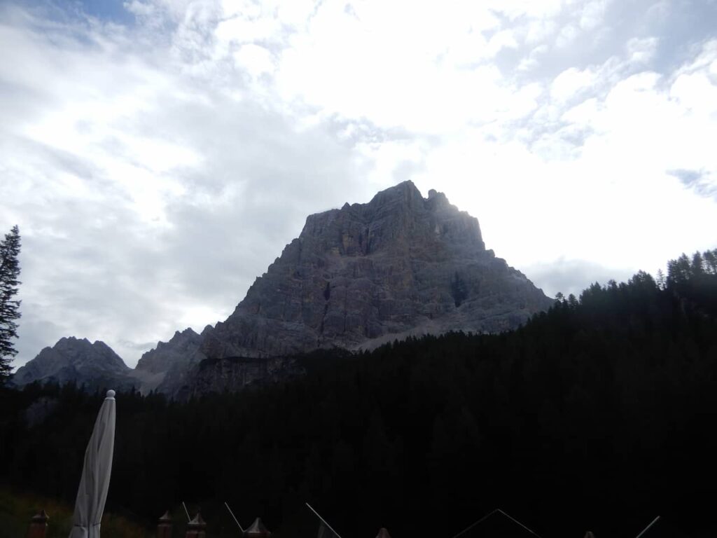 Monte Pelmo seen from the Staulanza Refuge