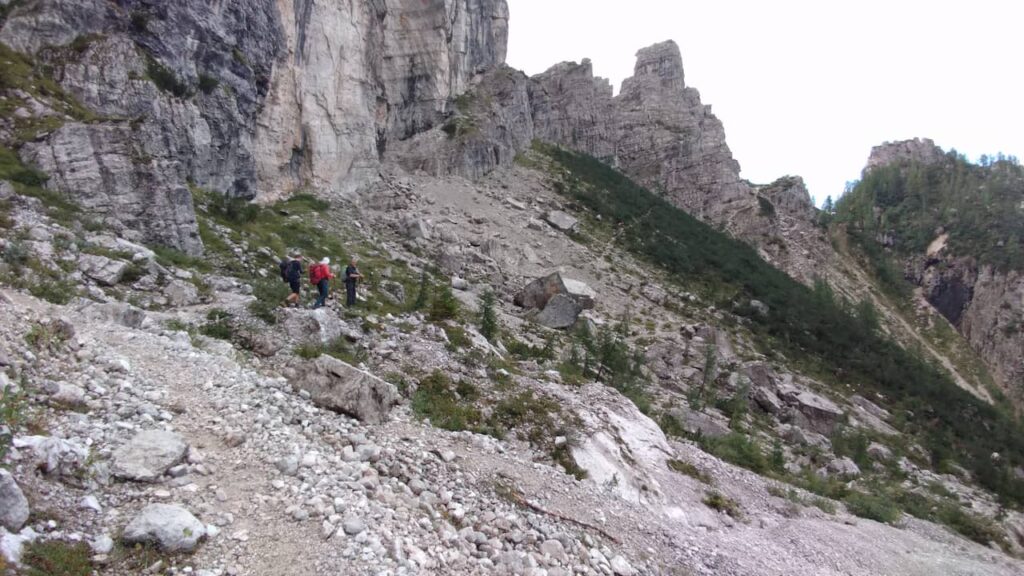 Trail on the edge of the Mountain