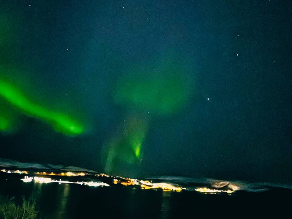 aurora boreal em Kirkenes