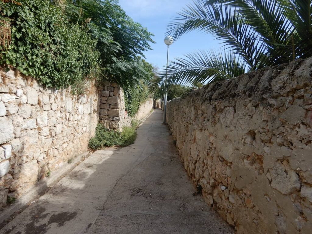 Path to the walled city of Dubrovnik