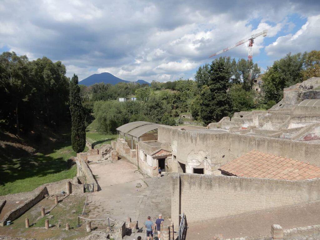 Entrada das Ruínas de Pompeia