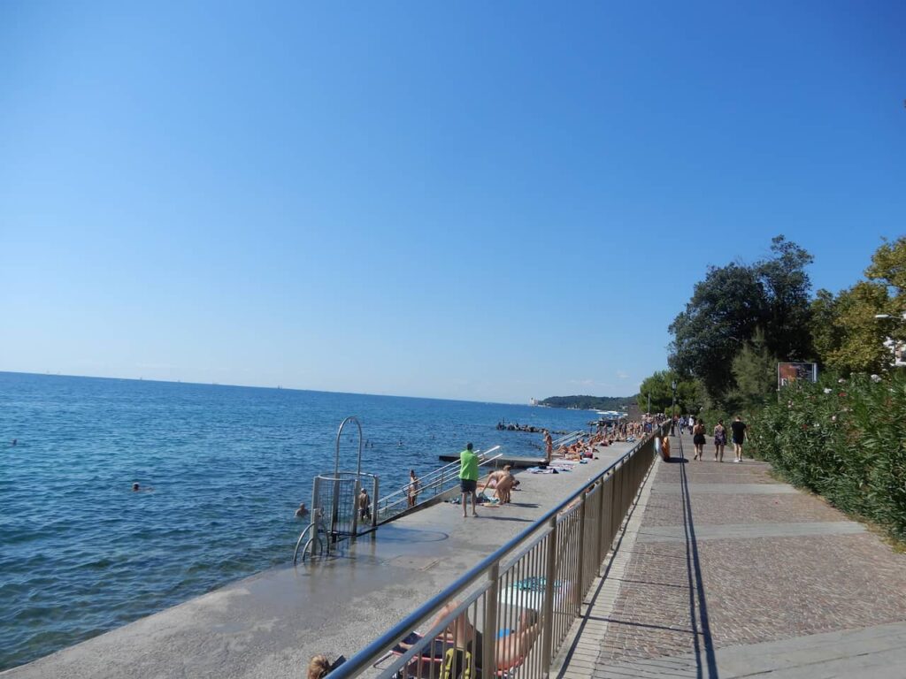 Beach in Trieste