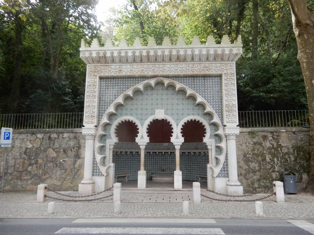 Public drinking fountain in the city of Sintra