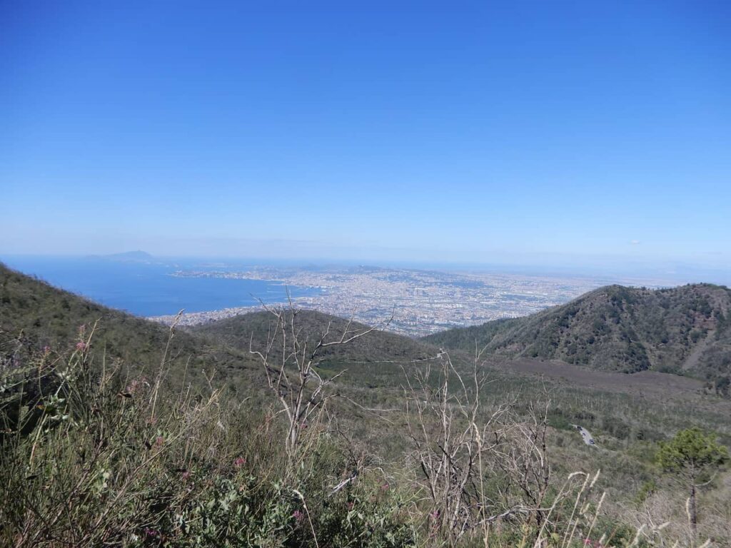 View of Naples from Vesuvius