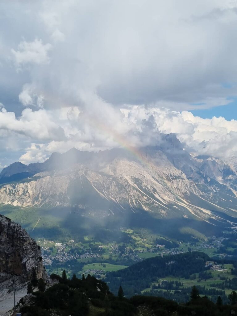 Rainbow over Cortina D'Ampezzo