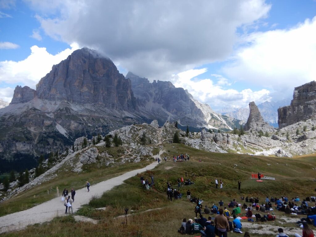 Ted Cortina's presentation at the Scoiattoli Refuge