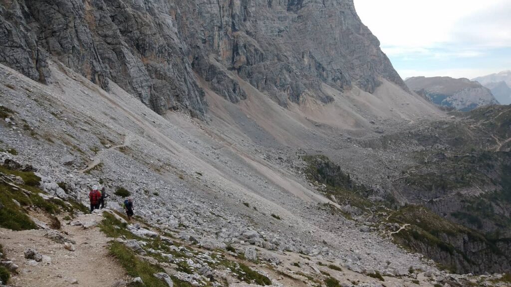 Trail on the side of Mount Civet