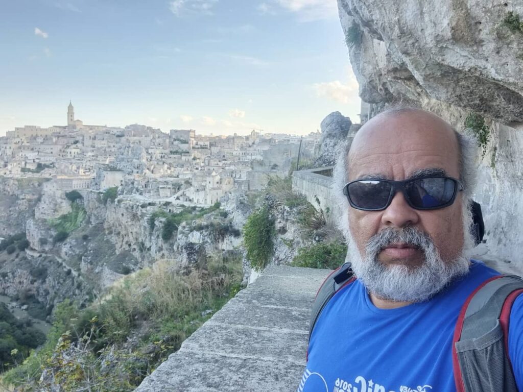 View of the city of Matera