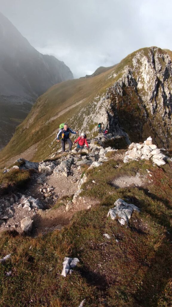 Subida pela Crista zita Sud