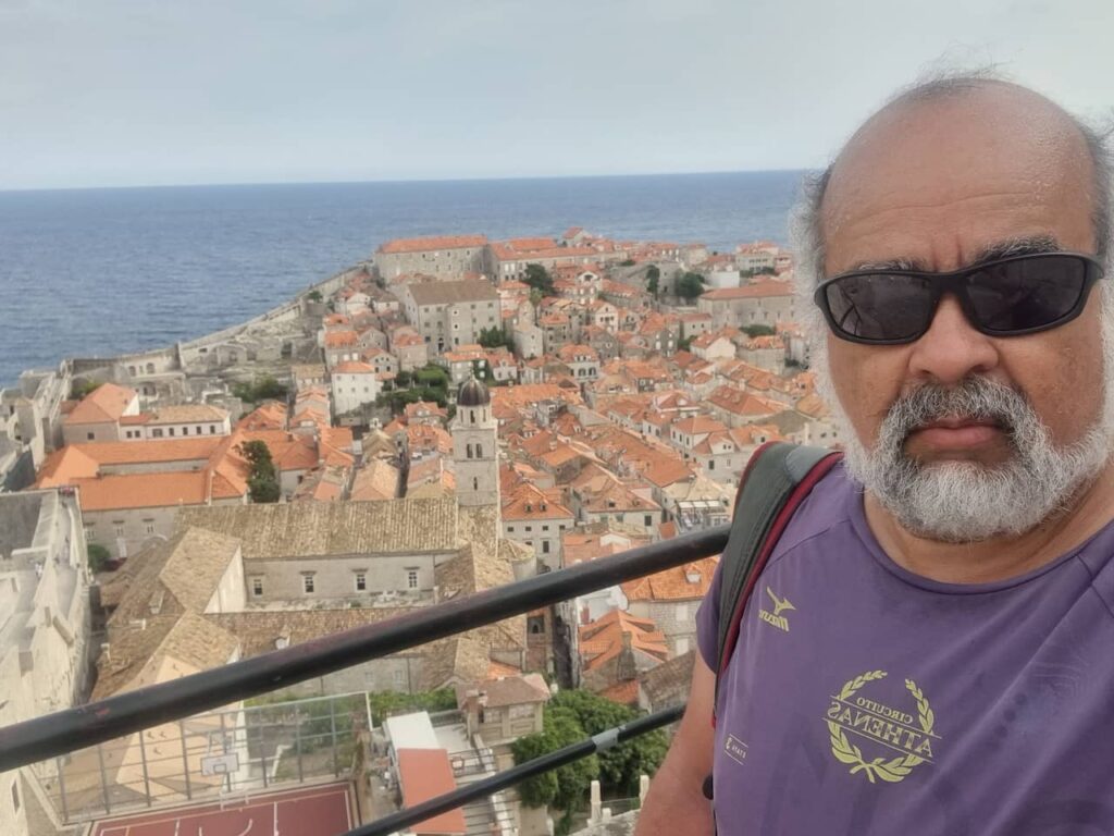 Cidade murada vista da muralha - Dubrovnik