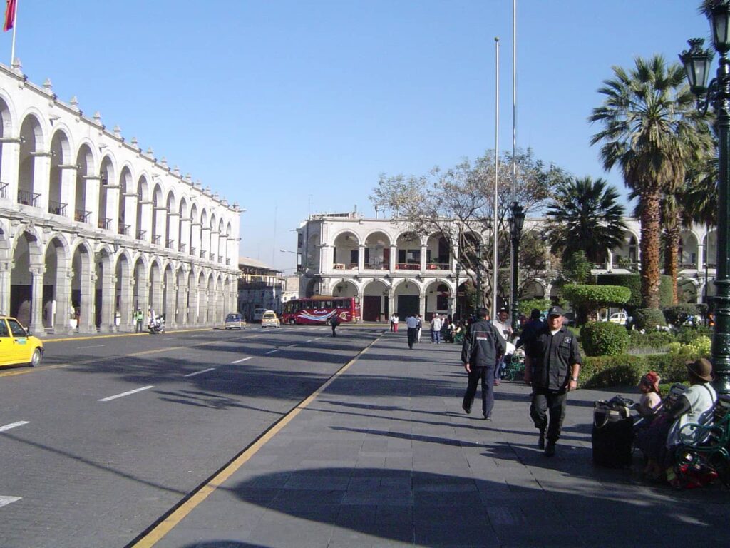 Plaza de Armas em Arequipa