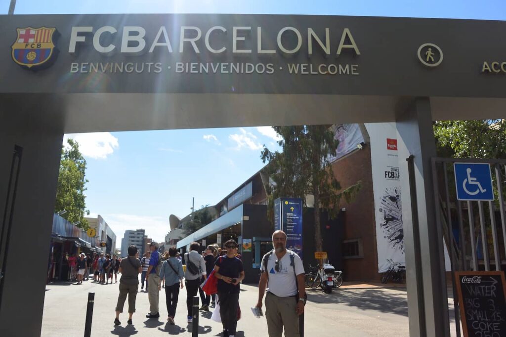 Barcelona football team stadium