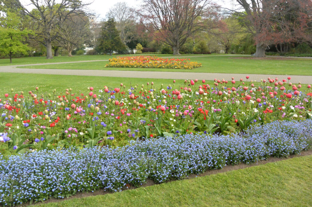 Jardim Botânico em Christchurch - Nova Zelândia