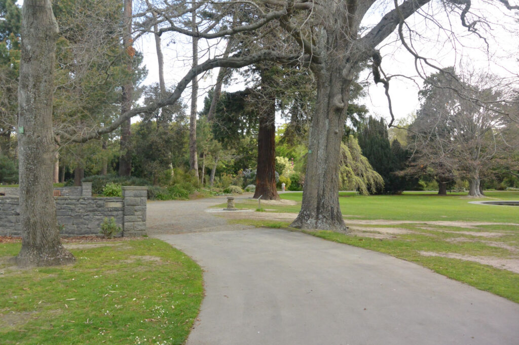 Jardim Botânico em Christchurch - Nova Zelândia