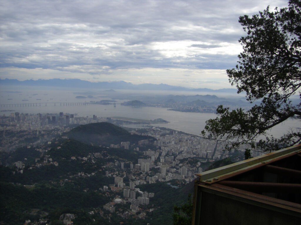 Bahia de Guanabara visto do cristo redentor