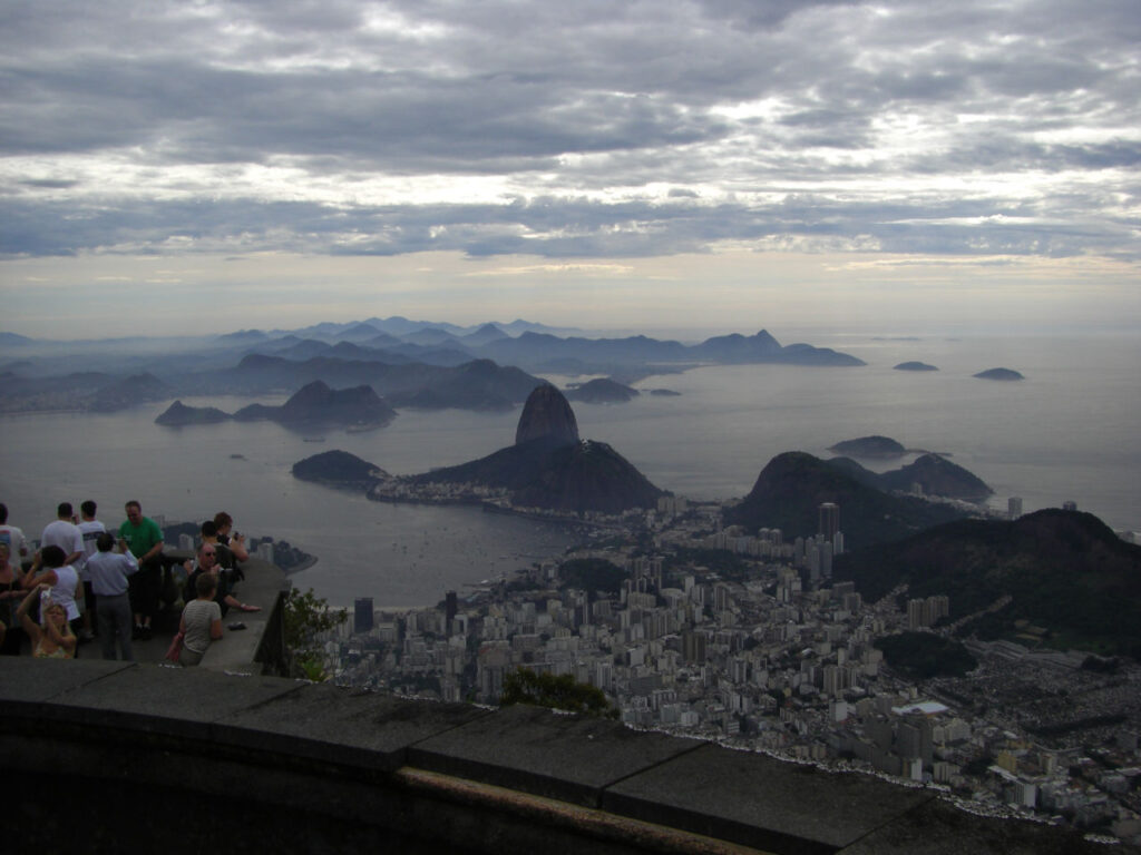 Botafogo Beach with Sugarloaf Mountain.