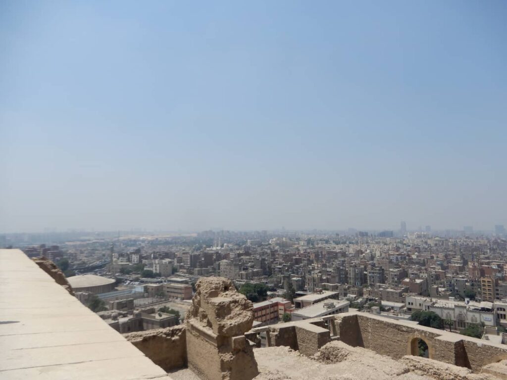 Cairo visto da mesquita saladino