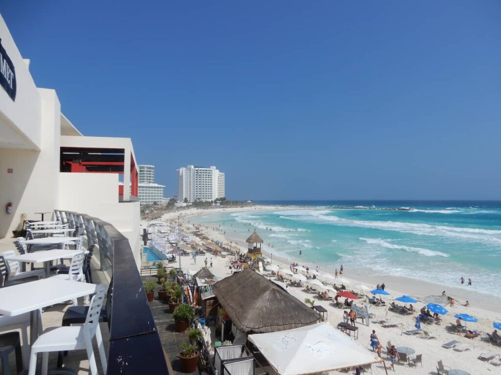 Praia de Punta em Cancún