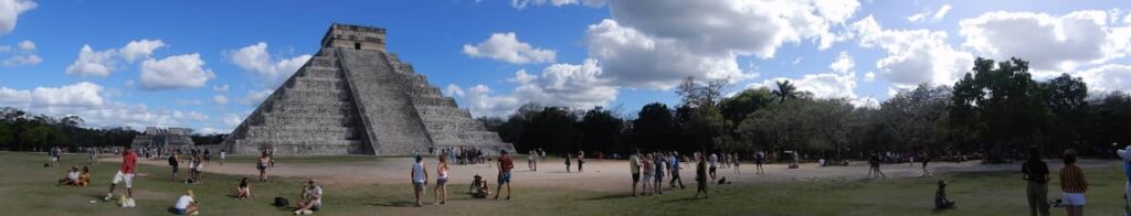 Panoramic view of Chichen Itza