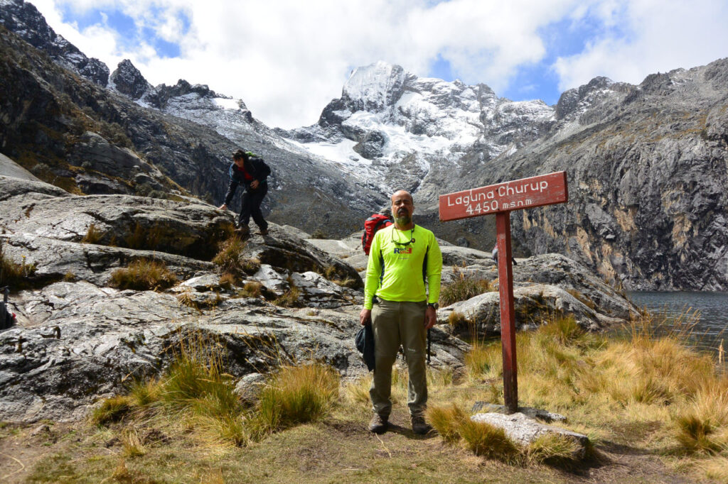 arrival at churup lagoon - Peru