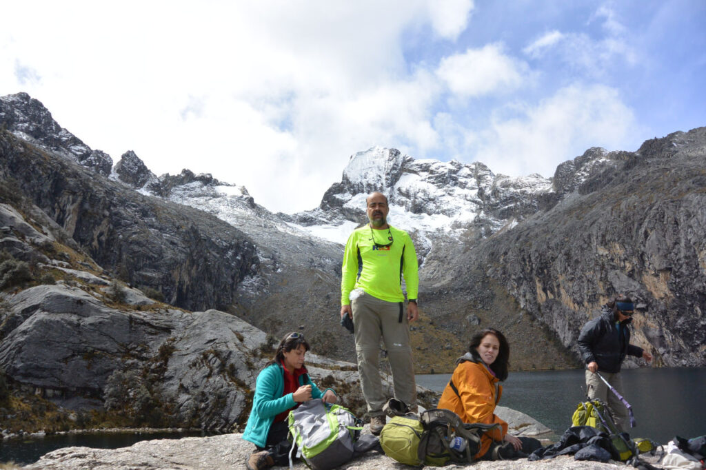 Team at Churup Lagoon