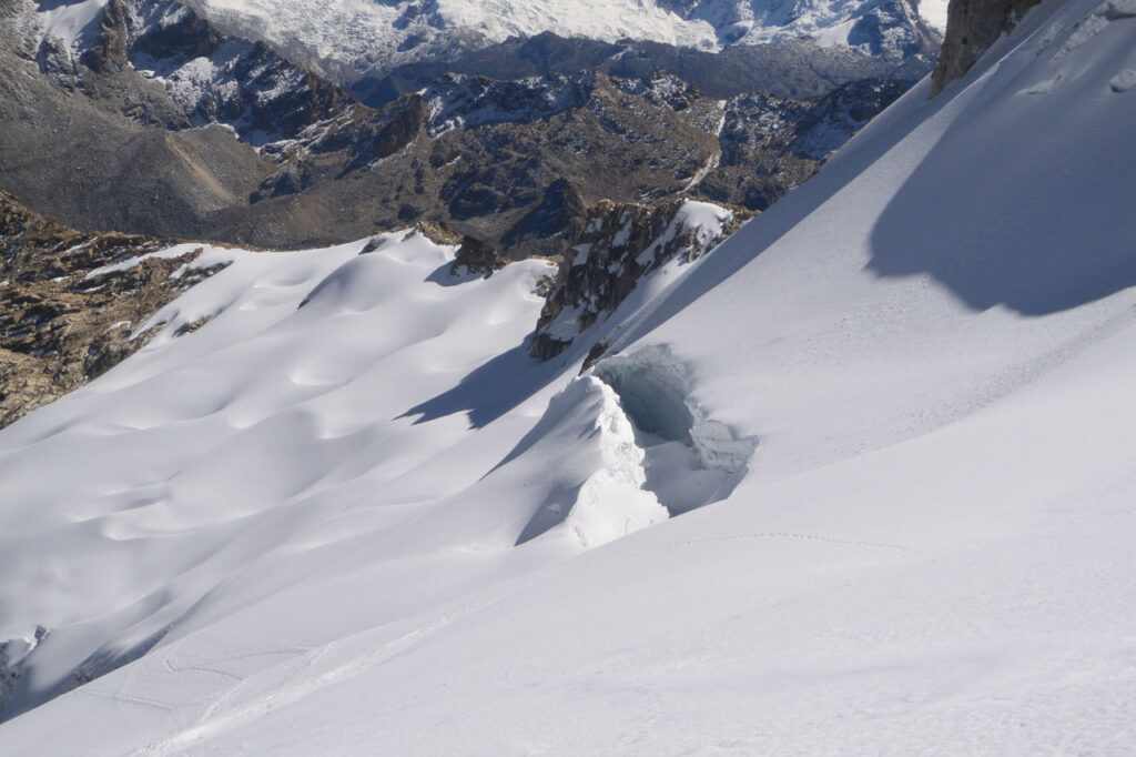 Ice Crack - Ishinca - Peru