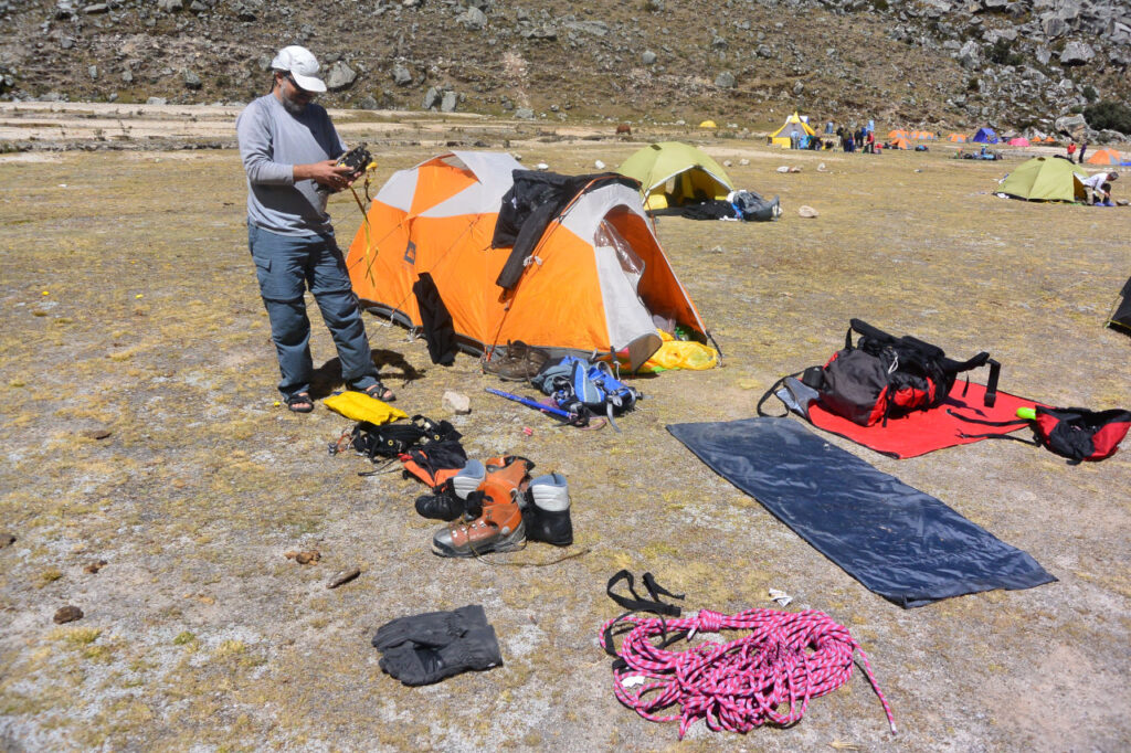 Rest and tidying day - Quebrada Ishinca