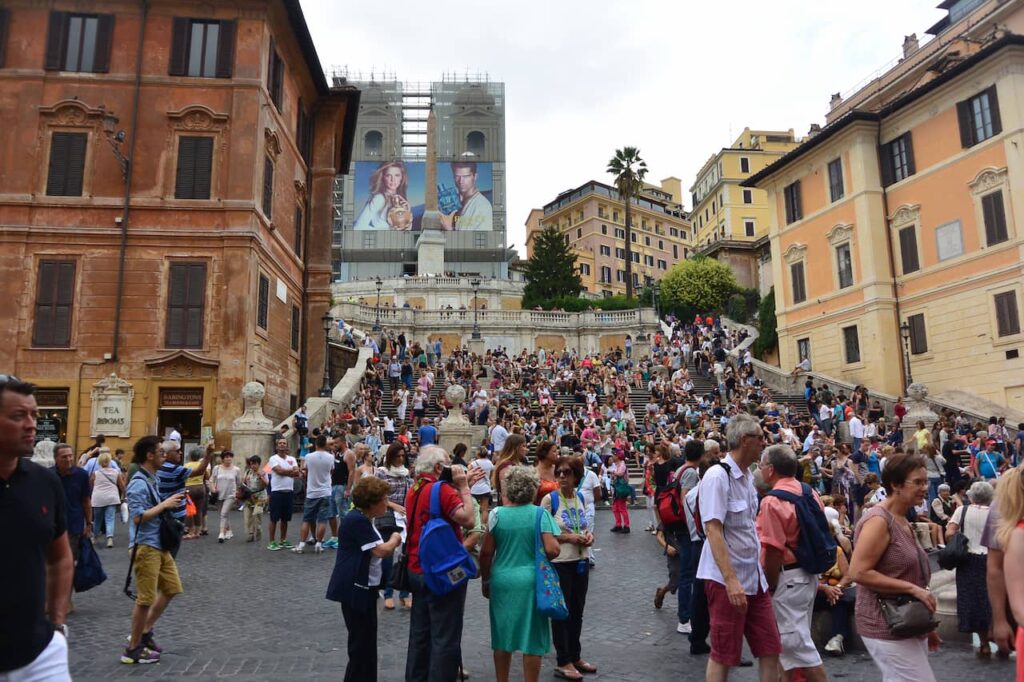 Escadaria da praça de Espanha - Roma