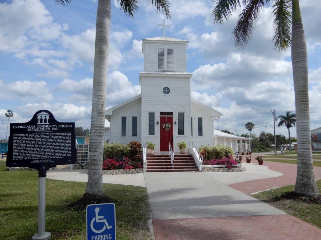 Igreja de comunidade de everglades