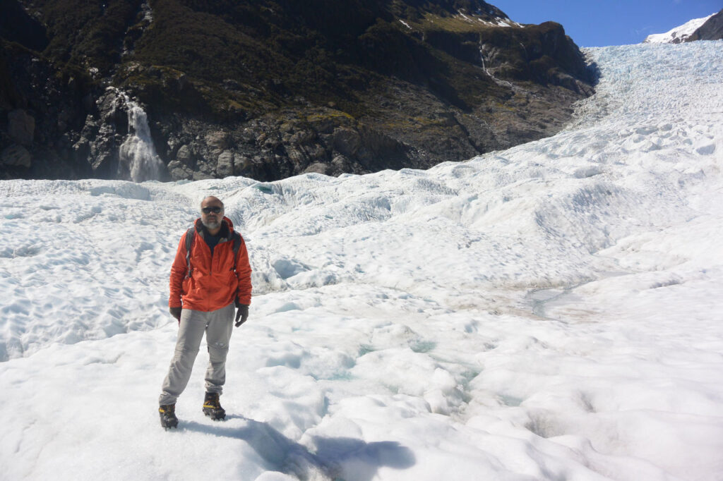 Me on the FOX Glacier - New Zealand