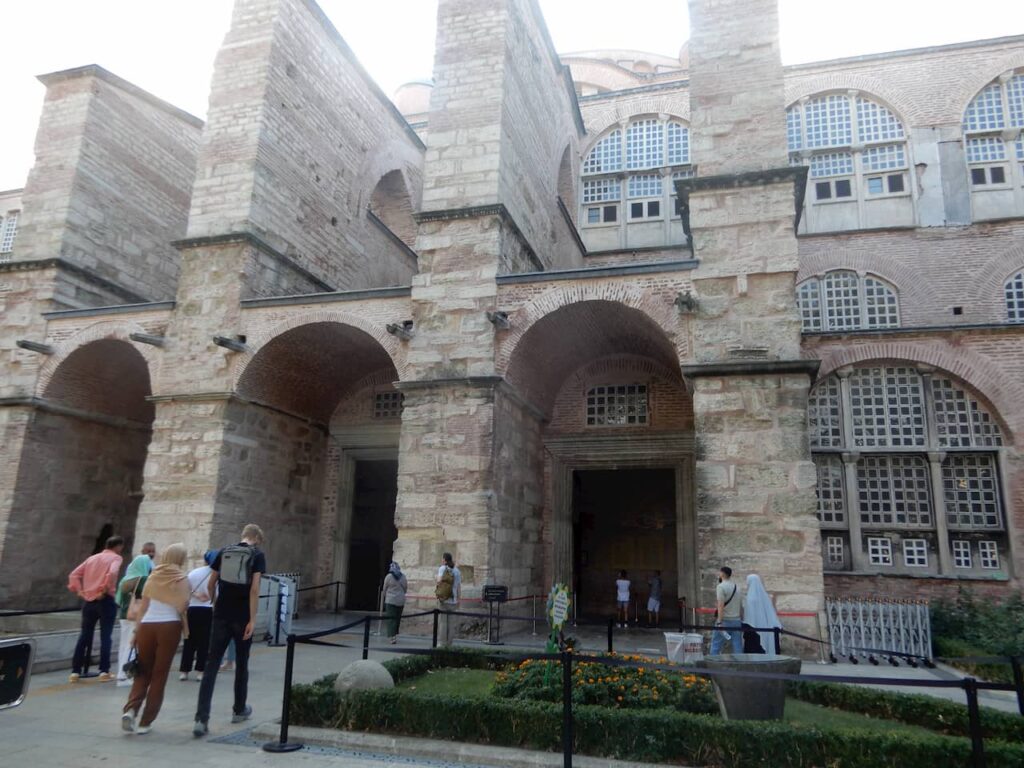 Entrance to Hagia Sophia