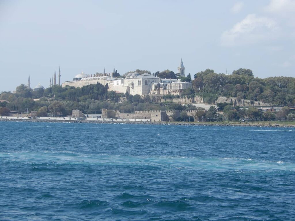 Hagia Sophia seen from the Bosphorus Strait