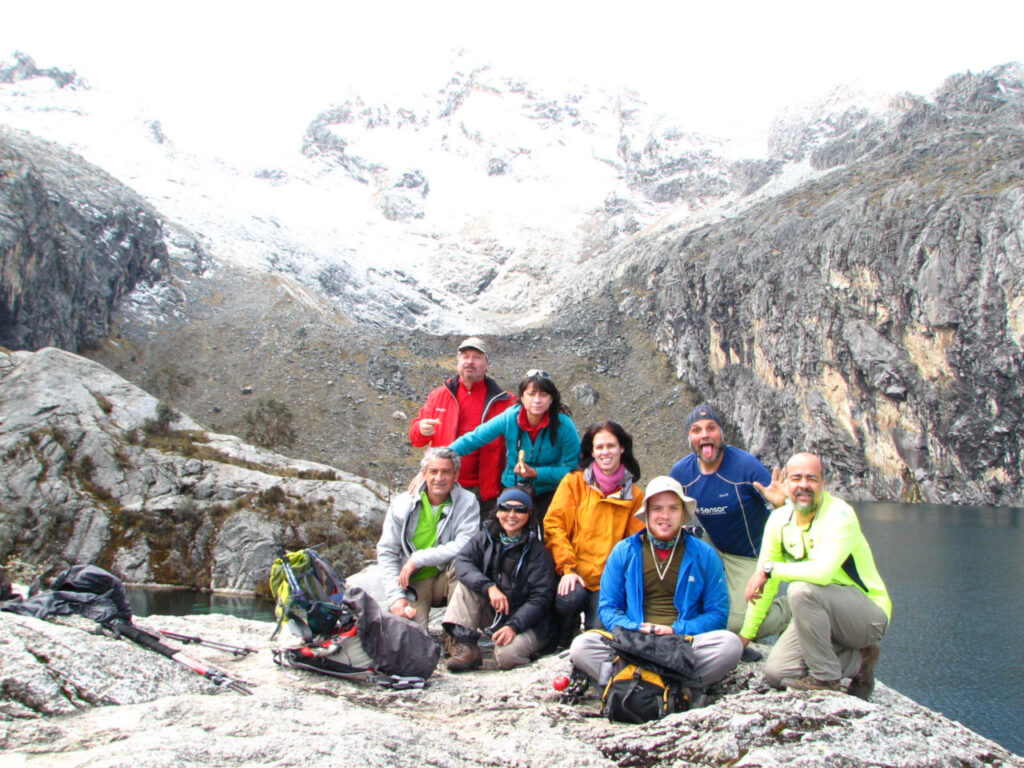 Team at Churup Lagoon