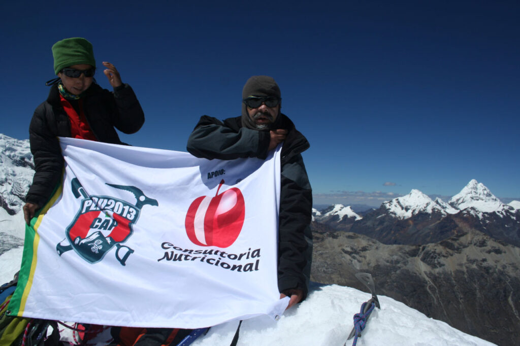 Yoshimi and I at the Summit of Ishinca