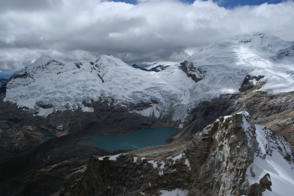 View of the mountains around the Summit