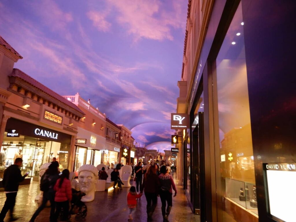 Inside the Forum Shop - Las Vegas