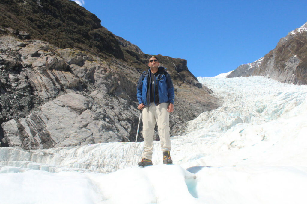 Juliano on Fox glaciar