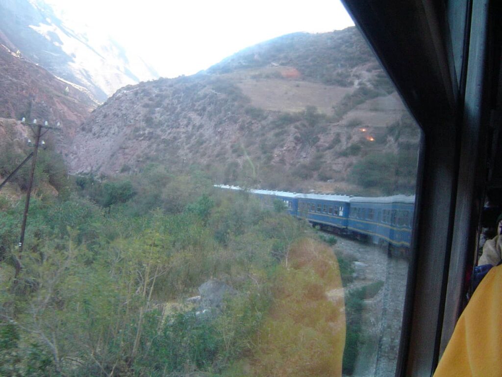 Trem para Machu Picchu