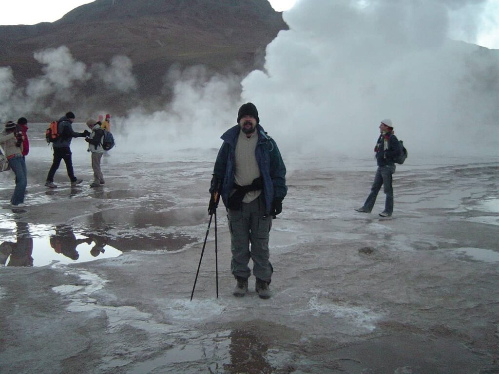 Eu, Geysers del Tatio - San pedro de Atacama