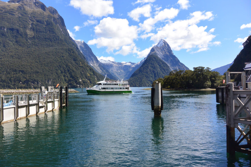 Boat trip on Milford Sound