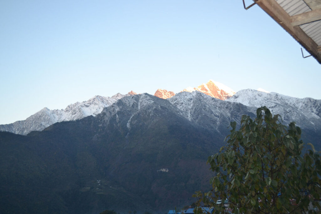 View of the Mountains from my window