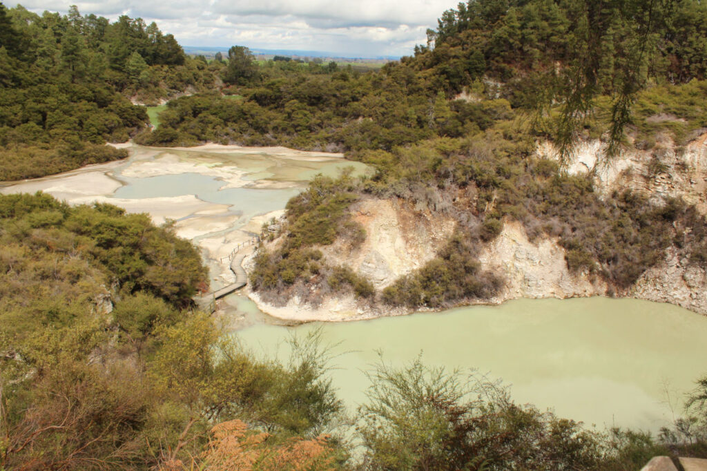 View of the lagoons