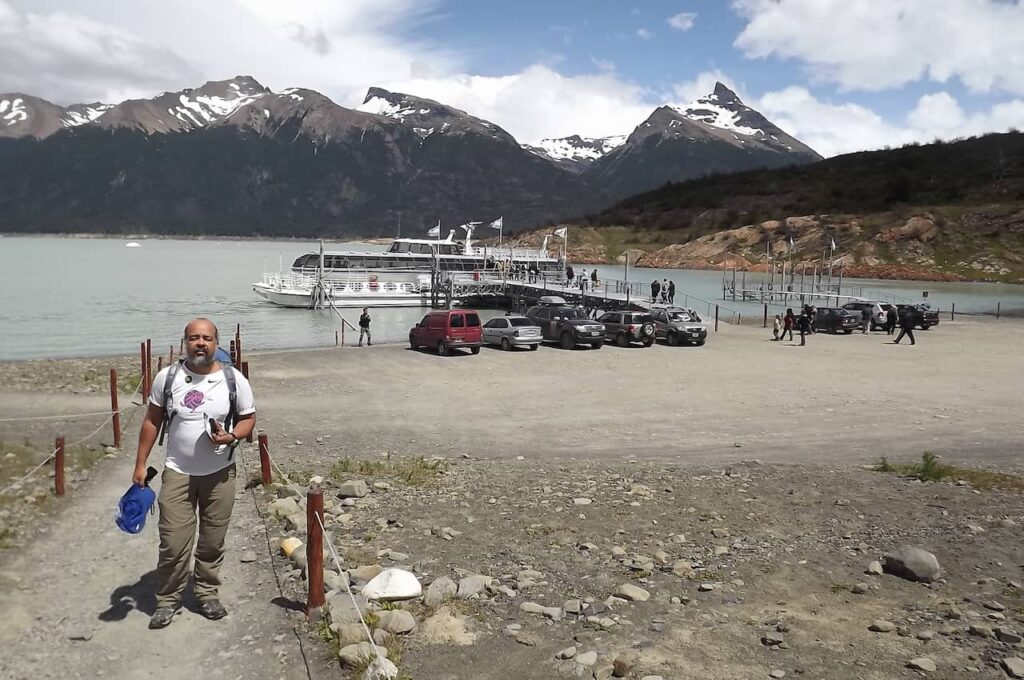 Embarque para a geleira Perito Moreno.