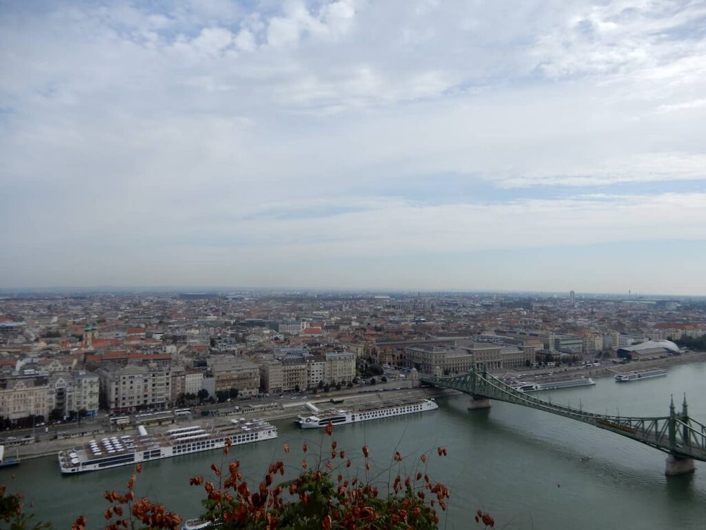 The city of Pest seen from Gilllert Hill