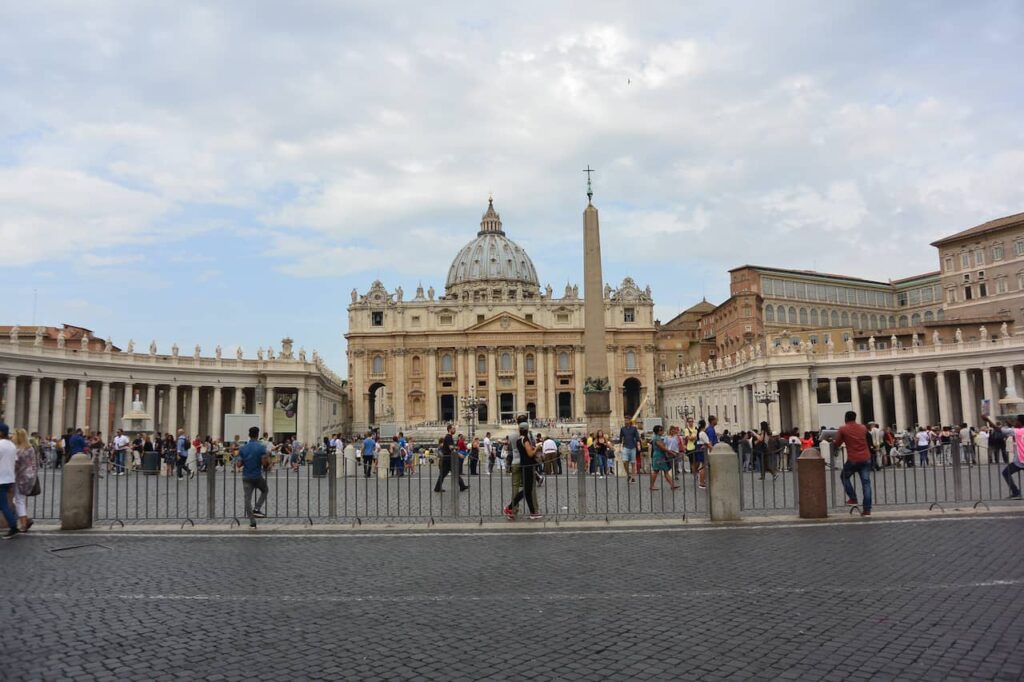 Praça de São Pedro no Vaticano