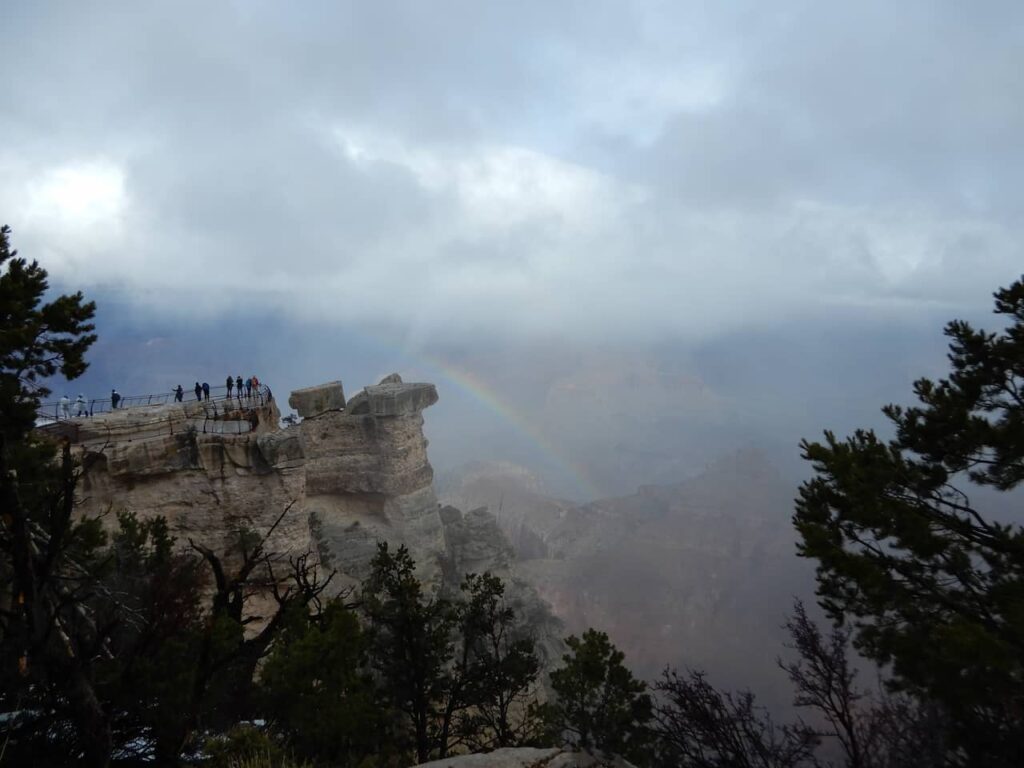 Rainbow at the Grand Canyon