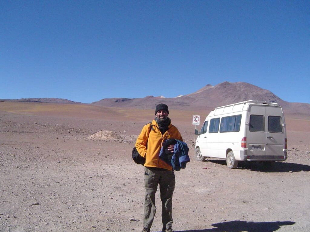 Chile and Bolivia border