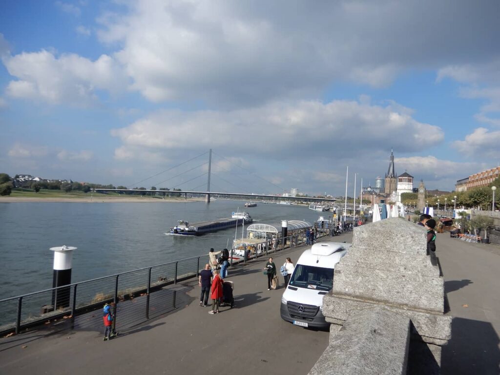 Rhine River in Dusseldorf