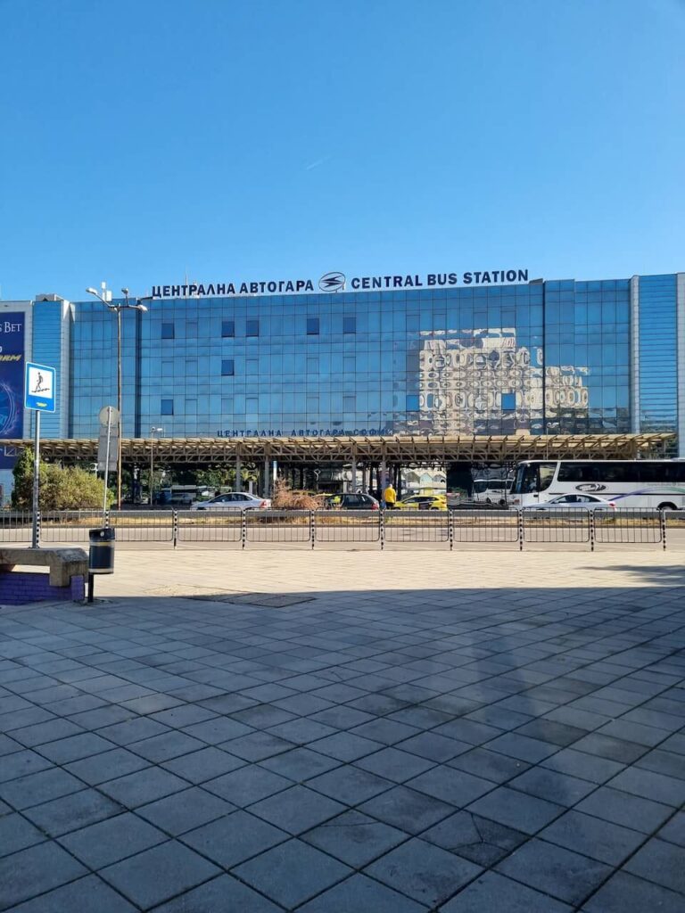 Sofia Estação central de ônibus.