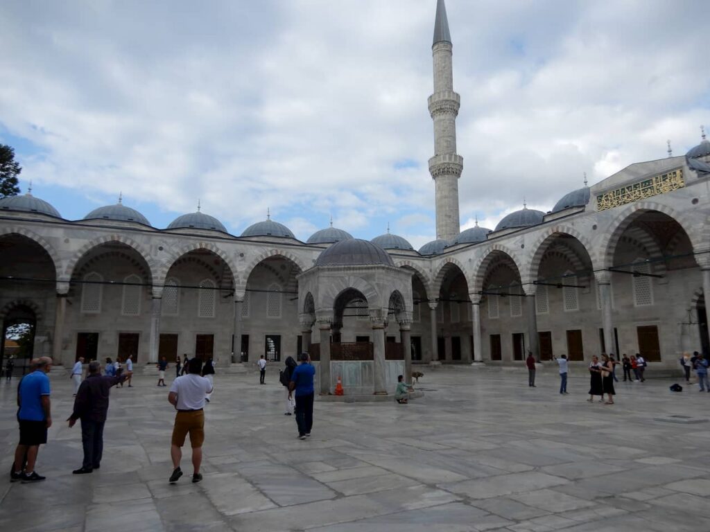 Blue Mosque Courtyard